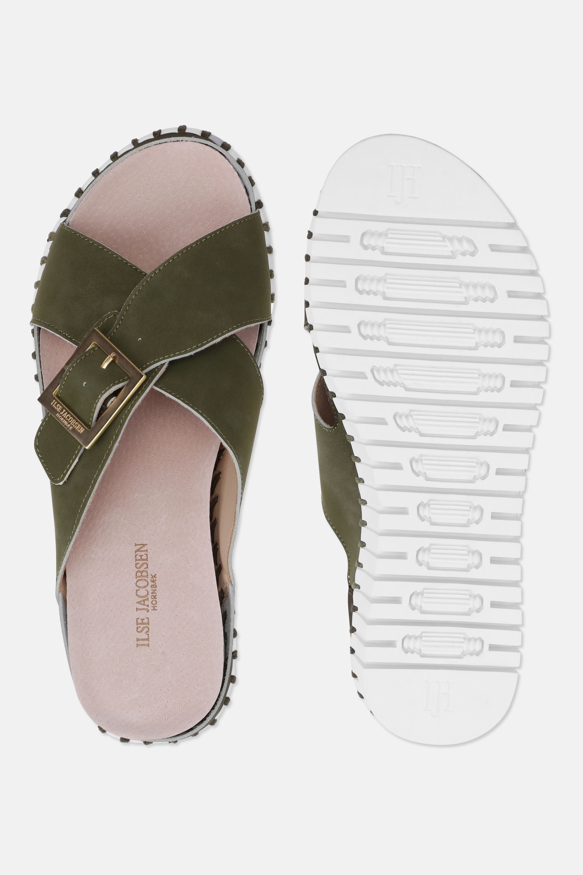 Sandaler Crossover - Army White